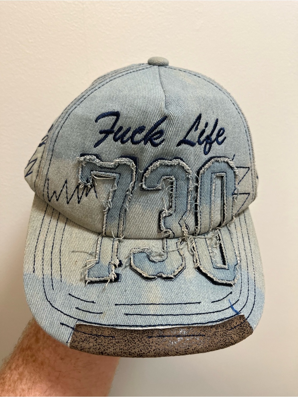 Asspizza Babbitt F@ck Life 730 Denim Hat
